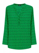 Ragno Camicia con collo coreana a serafino in Ecoseta