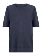 Ragno Maglia con manica 3/4 in CrÃªpe Lurex â Bleu