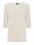 Ragno Maglia manica 3/4 in CrÃªpe Satin â Champignon